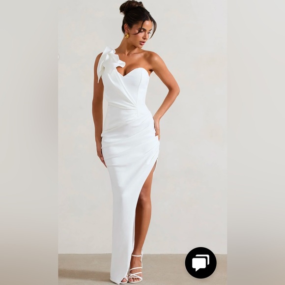 Vestido Blanco Ideal para Boda Civil o Evento Especial. - Picture 2 of 4